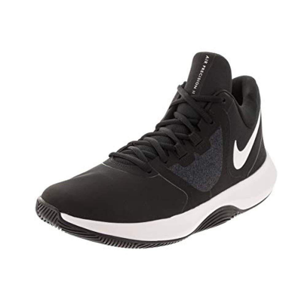 Nike Men's Air Precision II NBK Black/White Basketball Shoe-No Box